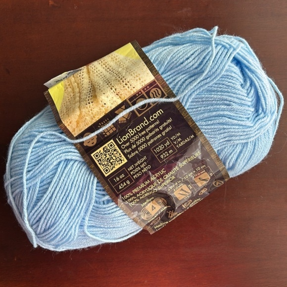 Light blue yarn - Pastel blue (Left over) - Picture 2 of 7